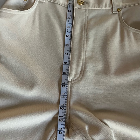 VTG Christian Dior Boutique flat front virgin wool blend cream pants US … - Picture 13 of 15